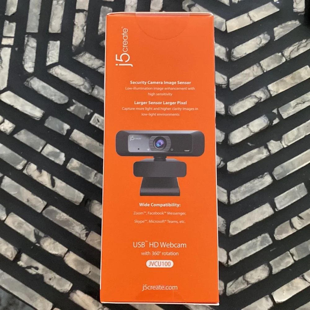 HD Webcam with 360 rotation